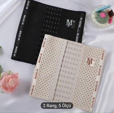волшебный боб для похудения: M+ bel formalaşdırıcı korset - Rənglər: qara və açıq (əriyik ton) - — 6