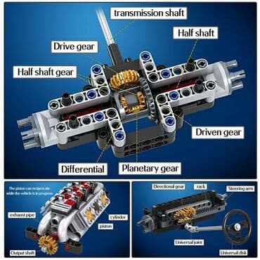 lego technic konstruktorları: Konstruktor Lego maşın "Technique"" 🔹Ölkə daxili pulsuz çatdırılma 📦 — 12