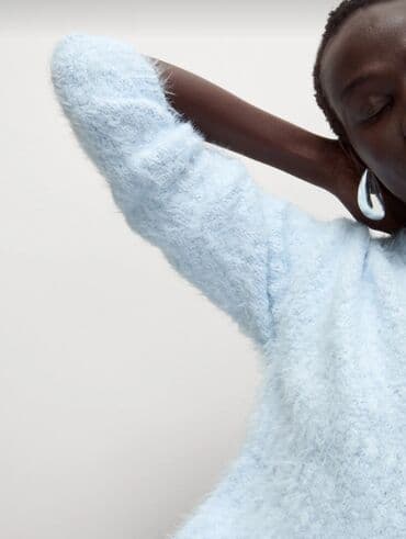 alt geyimler: Zərif sviterler - Yumşaq, tüklü teksturaya malik, rahat və isti — 3