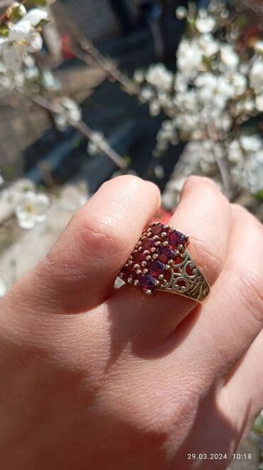 qızıl üzük qiyməti: Üzük, Gümüş, Qranat — 6