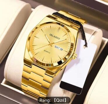 Qol saatı, rəng - Qızılı