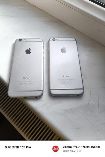 redmi note 14 ikinci el: IPhone 6, 16 GB, Desert Titanium, Qırıq, Barmaq izi — 2