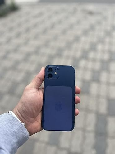 ipone 7 pulus: IPhone 12, 128 GB, Göy, Simsiz şarj, Face ID — 1