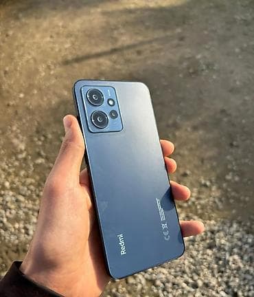 Qaşıqlar: Redmi Note, 128 GB, rəng - Mavi, Barmaq izi — 1