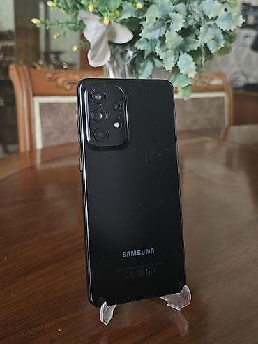 telefon qutuları: Samsung Galaxy A33 5G, 128 GB, rəng - Qara, Barmaq izi — 1