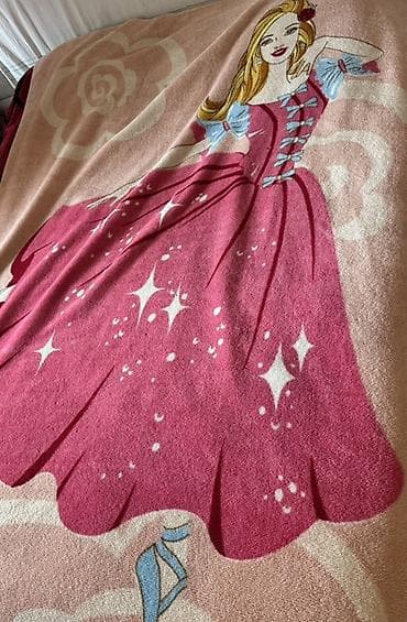 toxuma ipler: İşlənmiş rəng - Çəhrayı Flis Pled, Pulsuz çatdırılma — 3