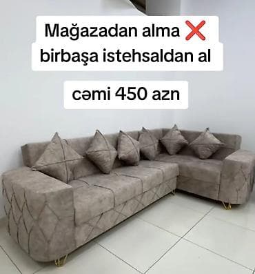 mətbəx ucun kunc divan: Künc divan, Yeni, Açılmayan, Bazasız, Parça, Şəhərdaxili pulsuz çatdırılma — 1