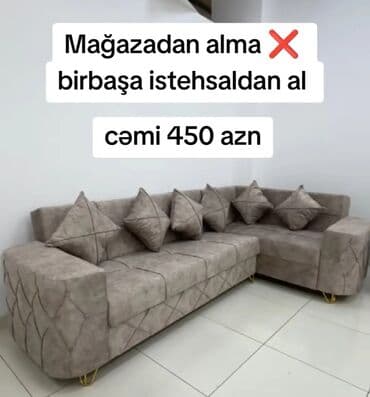 işlenmis divanlar: Künc divan, Yeni, Açılmayan, Bazasız, Parça, Şəhərdaxili pulsuz çatdırılma — 1