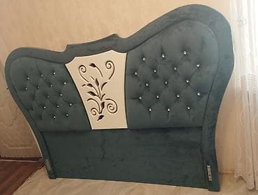 tekli carpayi: Yataq başlığı – klassik-royal dizayn - Model: Yumru xətləri olan — 2