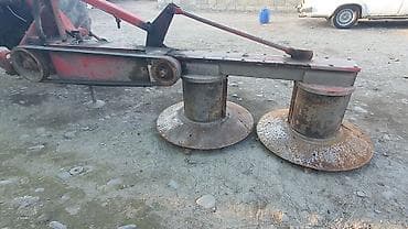 Aksesuarlar və tüninq: Traktor üçün ikitamburlu otbiçən - Asqı sistemi: 3 nöqtəli traktor — 4