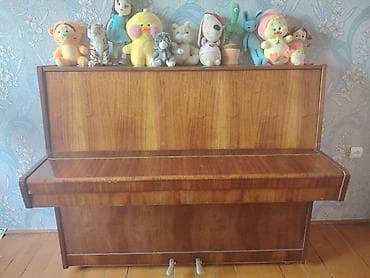 Upright pianino – “Belarus” markası - Korpus: klassik qəhvəyi taxta — 4
