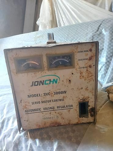 JONCHN SVC-3000W + HOSSONI SVC-1500 avtomatik gərginlik — 2
