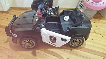 pol sapoglar: 🚔 2 nəfərlik Polis Elektromobili | Pultlu | USB | LED İşıqlar | — 2