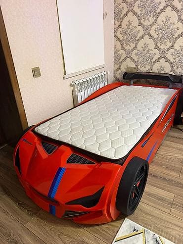 Rəxşəndə🦋 Maşın çarpayi satılır. Qiymət 170 manat. Ortopedik matras — 1