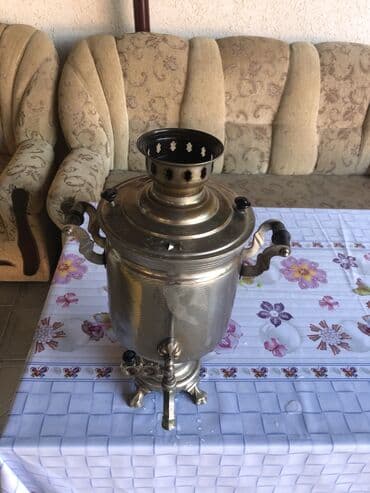 şambo nədir: İşlənmiş Od Samovar, 5 l, Pulsuz çatdırılma — 4