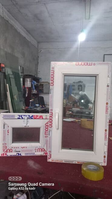 plastik qapı pəncərələr: Plastik pəncərə 46x80 sm 45 manat. Və 35x45 sm 25 man — 1
