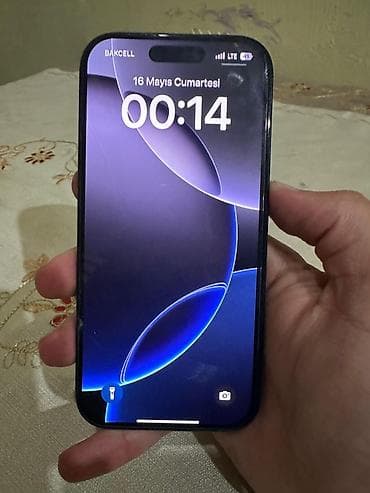 18 pro: IPhone 16 Pro, 128 GB, Barmaq izi, Face ID — 4