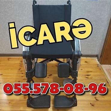 İcarəyə əlil arabası - Manual tip əlil arabası - Təkərlər: böyük arxa