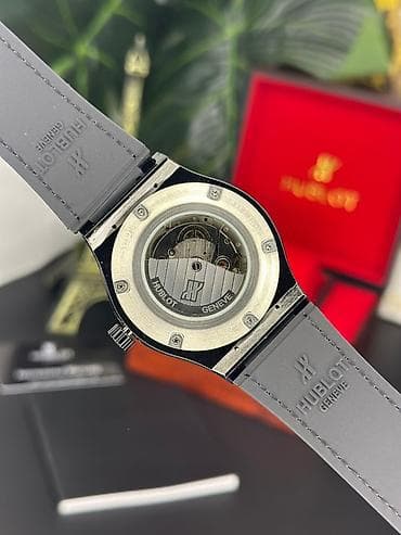 gumuş saat: Qol saatı, Hublot, rəng - Qara — 2