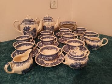 alman servisi: Çay dəsti, rəng - Ağ, Farfor, Villeroy & Boch, Almaniya — 5