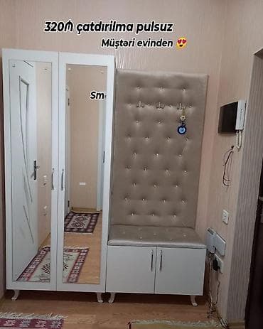 pinqvin sekilleri: Yeni, 2 qapılı, Güzgülü, Açılan, Düz dolab — 1