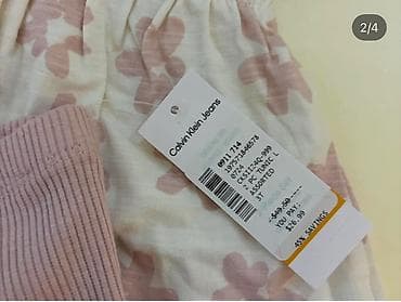 Calvin Klein Jeans qız uşaqları üçün 2 hissəli dəst - Dəst: tunik + — 2