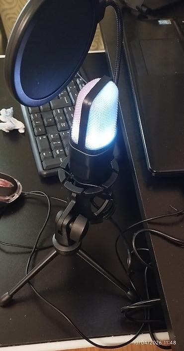 USB kondensator mikrofon seti You-tube üçün almisdim ama artiq