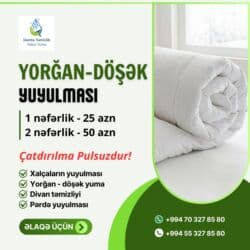 чистка ковров на дому: Xalçaların yuyulması | Xalçalar, Palaz Ünvandan götürmə, Pulsuz çatdırılma — 2