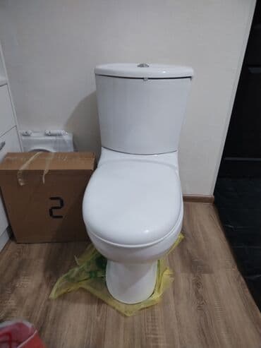 hamam ucun tulpan: Unitaz – komplekt - Korpus: ağ rəngli, klassik dizaynlı — 2