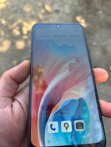 panel kamera: Oppo A58 4G, 128 GB, rəng - Mavi, Sensor, Barmaq izi, İki sim kartlı — 1