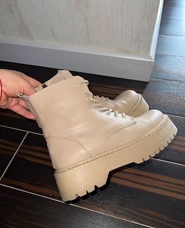 Ayaqqabılar: Botinka Yeni 38 olcu, acig krem rengi — 1