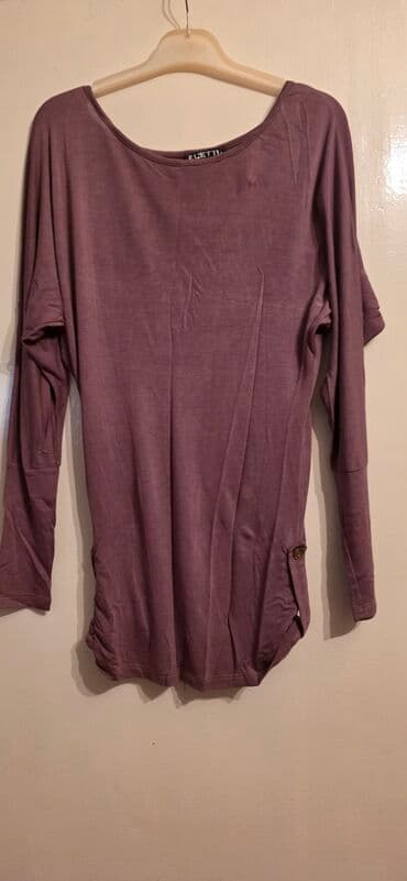 şalvar cins: Brend: FLETTI Model: Uzunqol qadın bluz/kofta - Rəng: Toz çəhrayı – — 1