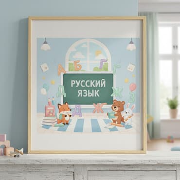 Языковые курсы: Языковой курс, Русский, Для детей — 1