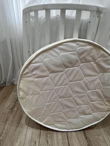 Oğlan və qız üçün, Yeni, Yumru, Beşik, Dəst ilə, Matras ilə, Yellənmə mexanizmsiz — 3