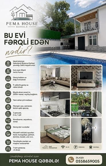 ясамал: 250 м², 3 комнаты, Комби, Газ, Электричество — 3