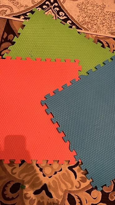 rezin qəlib: Rəngli puzzle döşəmə panelləri (EVA köpük) 28 ədəd. Dənəsi 5 manat - — 3