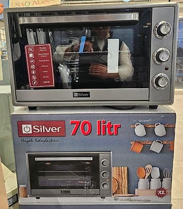 soba: Duxovka Elektrik, rəng - Boz, Ayrıca dayanan, Yeni — 1