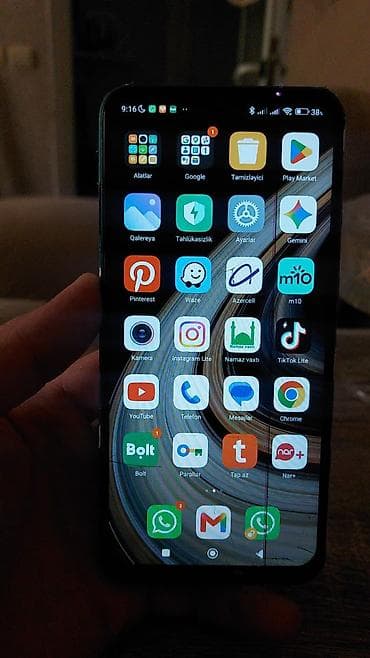 poco x3 pro max: Redmi Note 8 Pro, 4 GB, rəng - Göy, Barmaq izi — 1