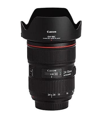 toy kalonkasi: Canon EF 24-70mm f/2.8L II USM obyektiv - Fokus məsafəsi: 24–70 mm — 1