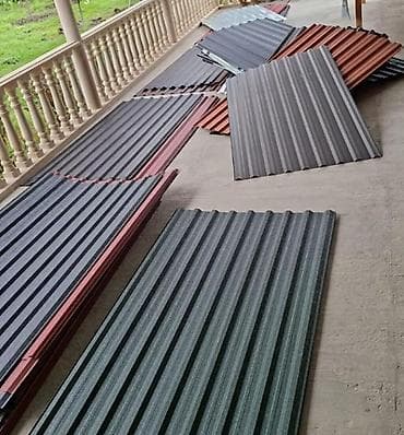 Profnastil dam demir şifer. Qiymət 1 ədədi 9 azn di Hündür 2