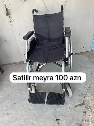Meyra əlil arabası - Mexaniki, itələmə sapları ilə - Yüngül alüminium