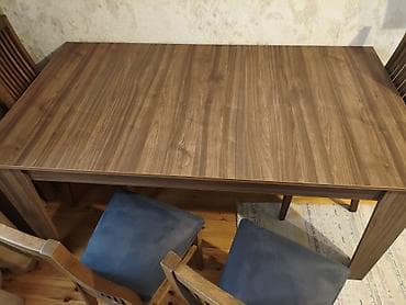 uzum agaci: Qonaq otağı üçün, Açılmayan, Dördbucaq masa, 4 stul — 2