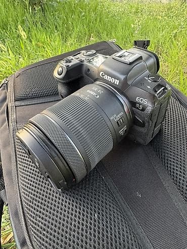 Canon EOS R5 + RF 24-105mm obyektiv - Tam kadr güzgüsüz fotoaparat lalafo.az -da Canon EOS R5 + RF 24-105mm obyektiv - Tam kadr güzgüsüz fotoaparat