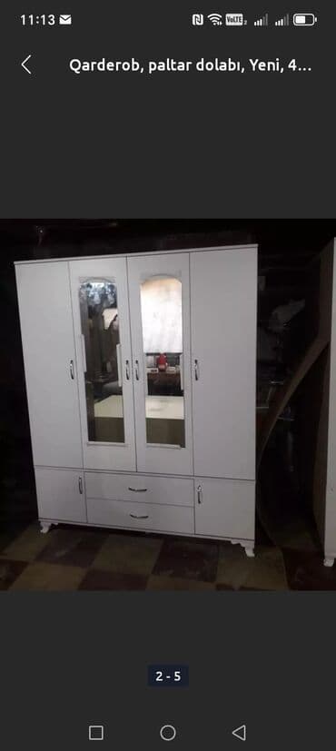 qapi: Yeni, Açılan, 1 qapı Düz dolab, Dolab-asılqan — 23