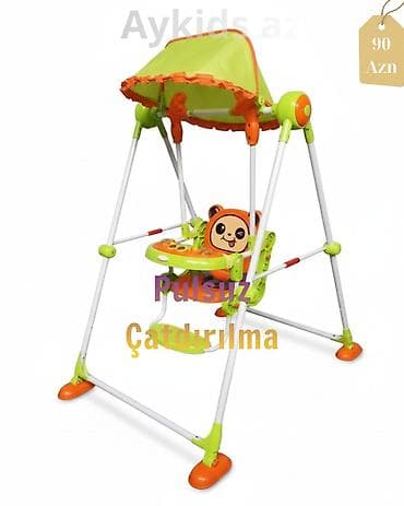 happy baby elmler: 🌟Premium Uşaq Yelləncəyi – 3 Nöqtəli Kəmər + Tənzimlənən Günəşlik | — 8