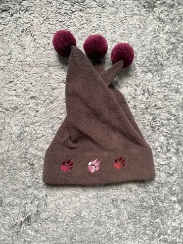 женские вязаные шапки: Qış üçün papaq dəsti – 5 ədəd - Nike trikotaj papaq, boz rəng — 4