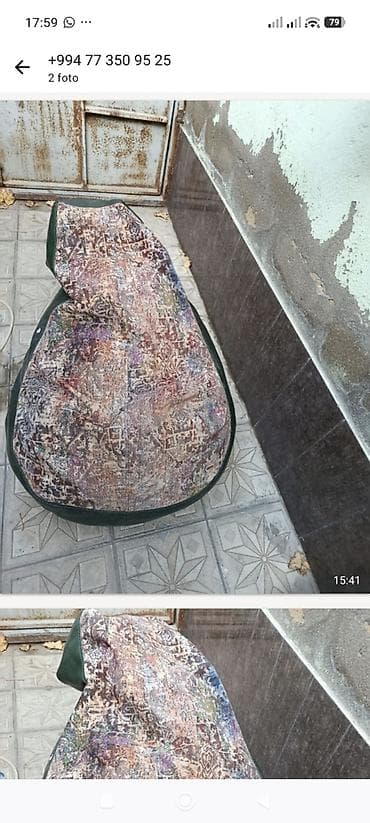 Pufik oturacaq, Parça, rəng - Yaşıl