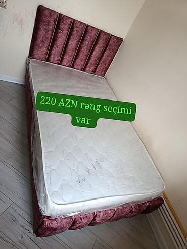 tek krafat: Yeni, Təknəfərlik çarpayı, Bazasız, Matras ilə, Siyirməsiz — 2