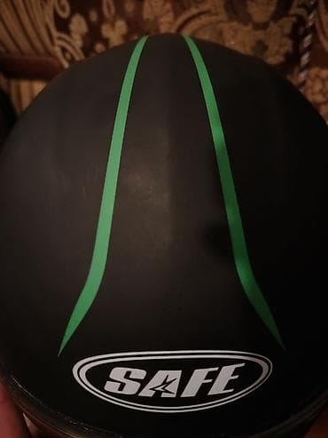 x9 skuter: SAFE brendinin tam üzlüklü motosiklet dəbilqəsi - Rəng və dizayn: mat — 3