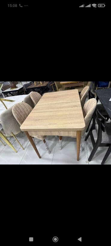 Mətbəx üçün, Yeni, 4 stul